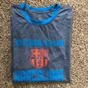 Futbol Club Barcelona Mens XL Short Sleeve Tee Shirt